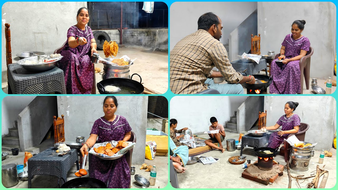 💁‍♀️இரவு 1 மணிவரை தீபாவளி பலகாரம் சுட்டு முடிச்சாச்சி 🤩🗓️Oct19,2025 #home#vlog#tamil