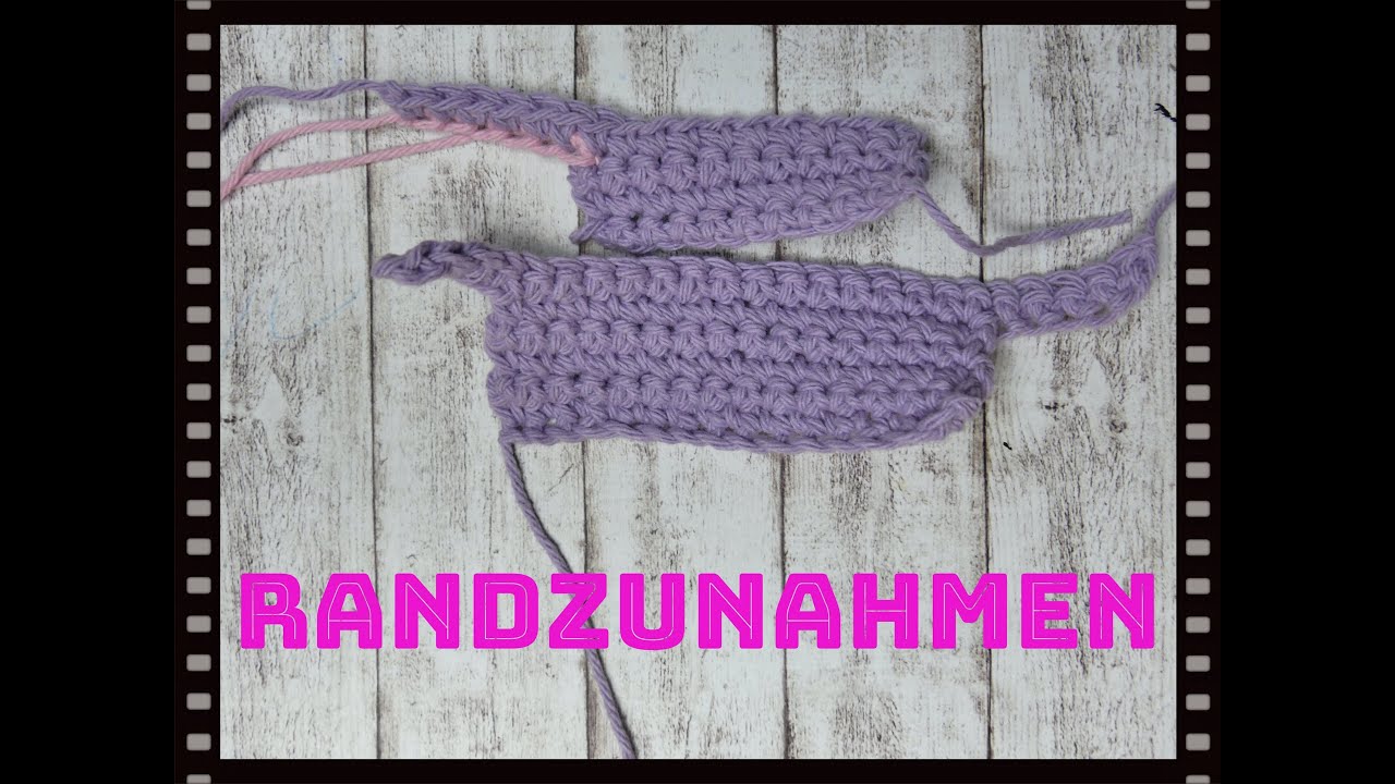 Randzunahmen häkeln