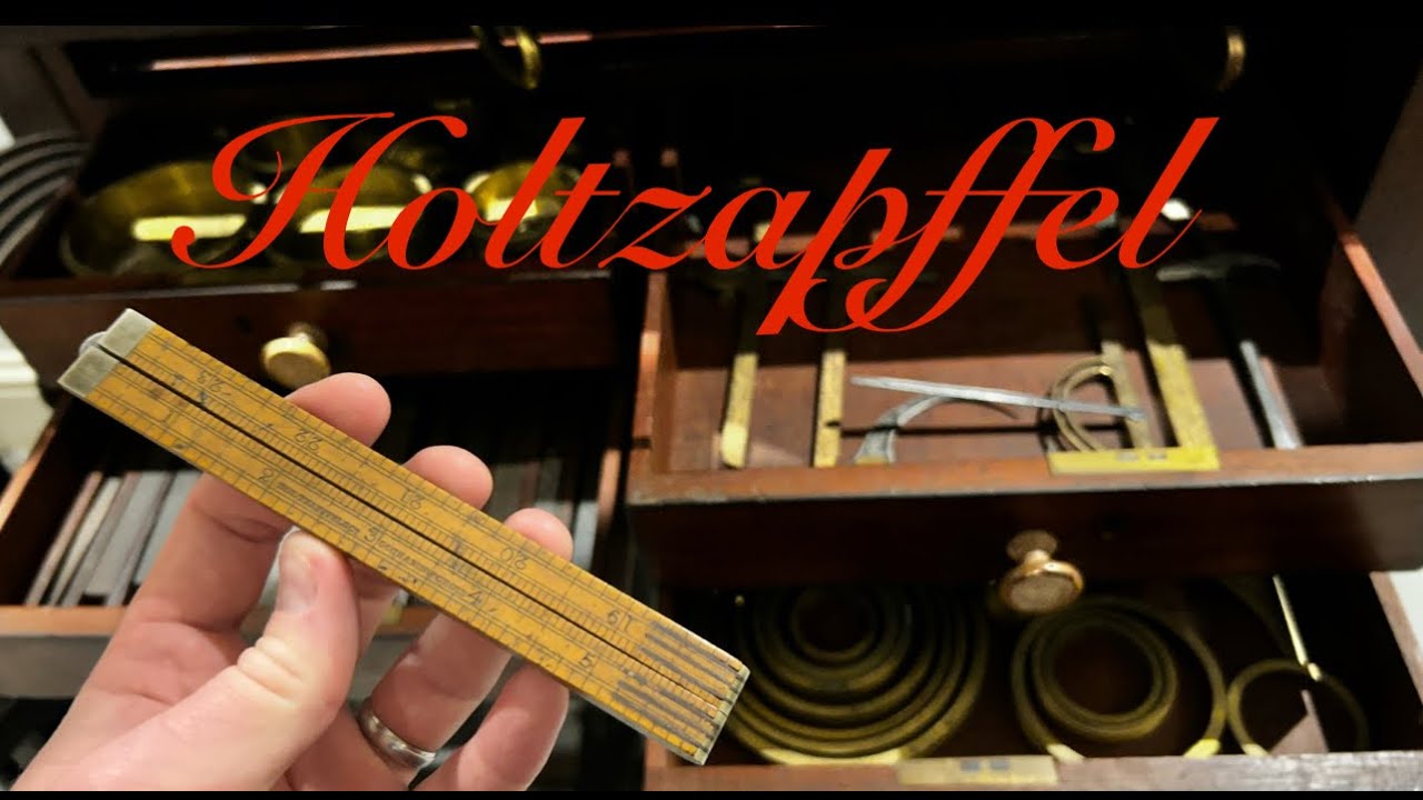 Rare HOLTZAPFFEL rule and antique toolsFred Dibner treasure
