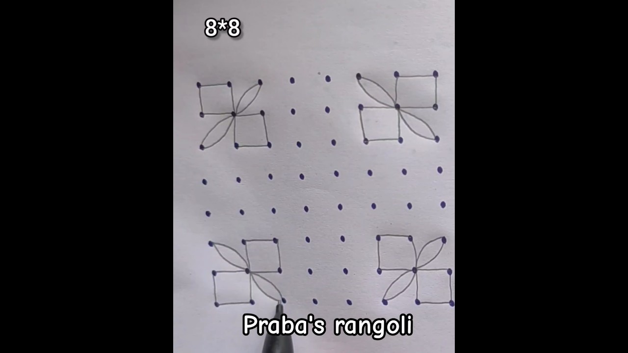 simple rangoli 😍 #PrabaDesigns #2minutesrangoli #simplerangoli #easyrangoli #mogul #followformore