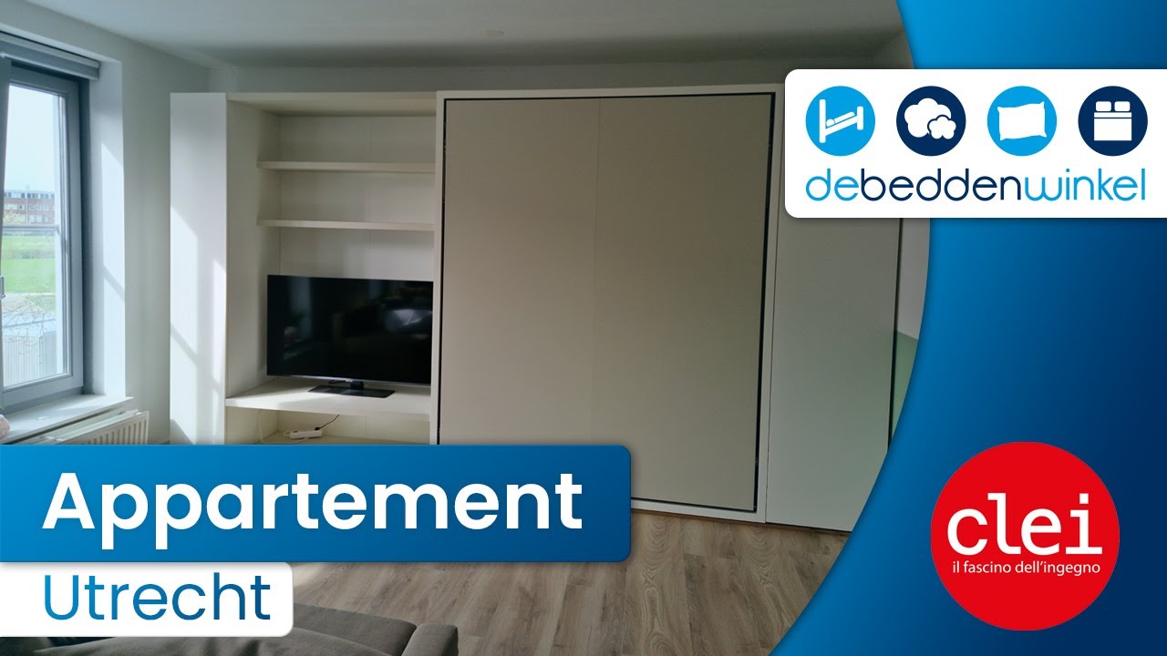 Opklapbed / Bedkast | Clei penelope + Boisserie | Geweldig voor dit Appartement