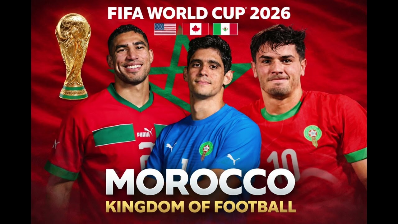 Kingdom of Football. 🇲🇦 Official Song of the Moroccan National Team, 2026 World Cup. Karim Elfilali 