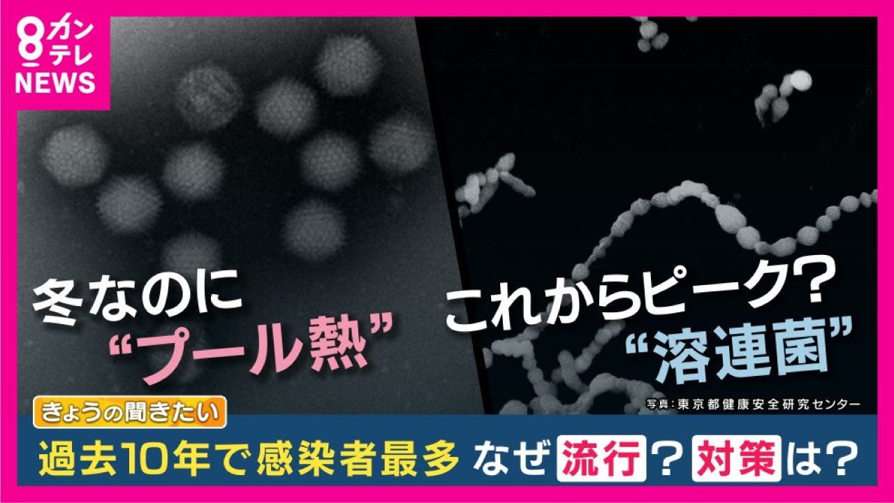 【プール熱】過去10年で最多　同時に「溶連菌」も流行　「３年間のコロナが大きかったんじゃないか」と医師　生活様式の変化で感染広がる　対策は？専門家解説【関西テレビ】