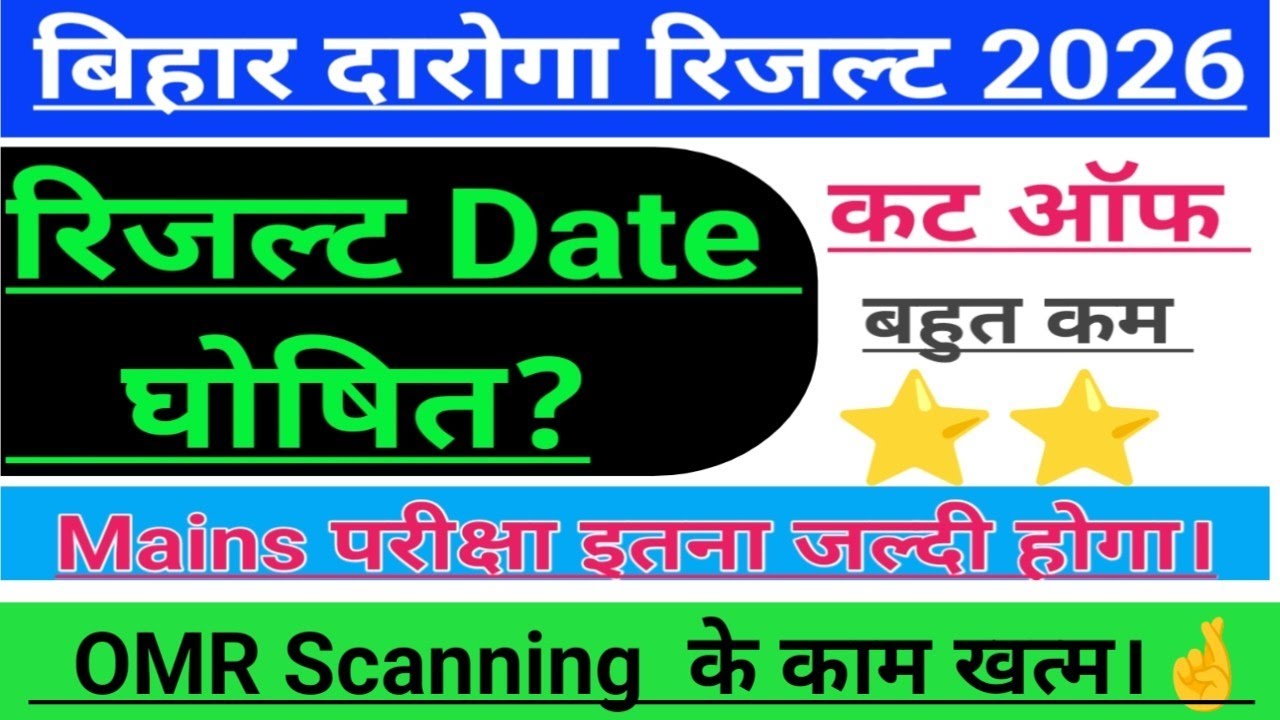 Bihar Police SI Result 2026  | Bihar Daroga Result | 2026 Kab Aayega | Result #viralvideo 