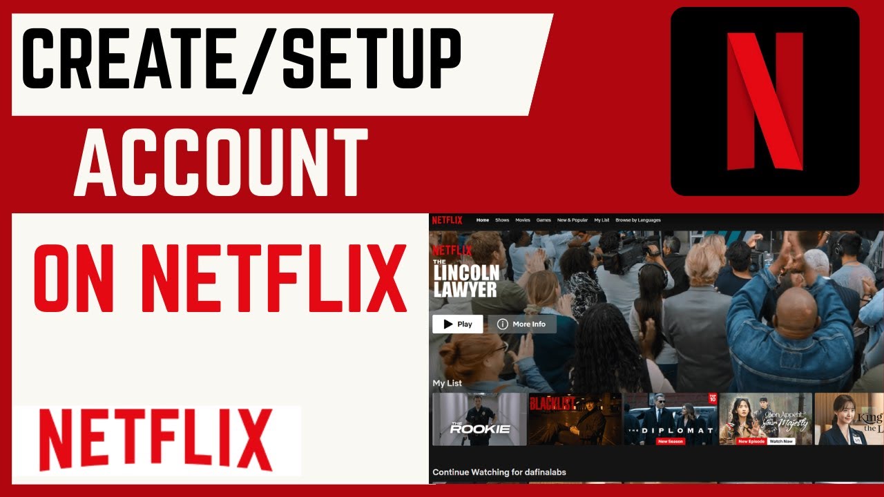 How To Create And Setup Netflix Account