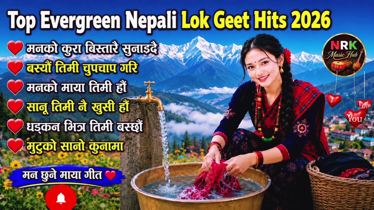 🎶 Best Nepali Romantic Lok Geet Collection 2026 | Top Evergreen Love & Folk Song Hits ❤️