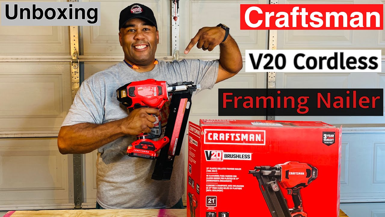 Bailey Built: Unboxing the Craftsman V20 Angled Framing Nailer