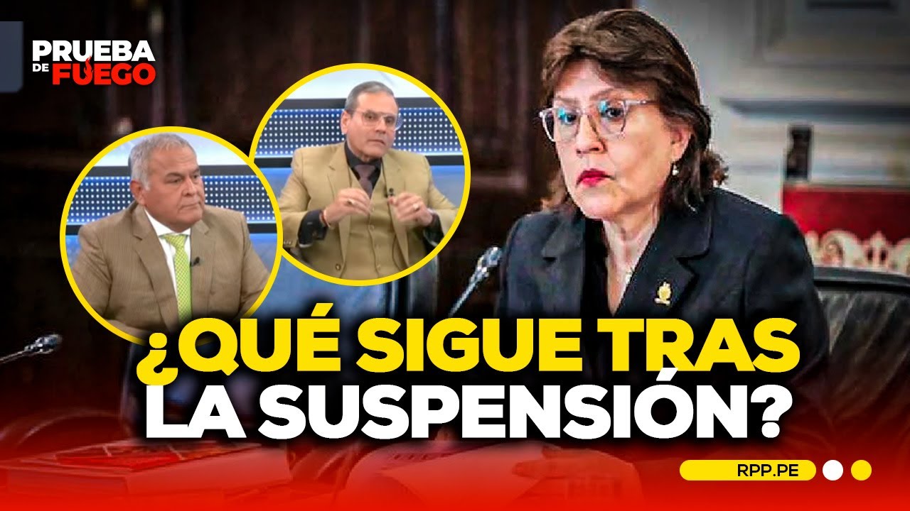 Incertidumbre en Fiscal&iacute;a: &iquest;Qu&eacute; pasar&aacute; tras la suspensi&oacute;n de Delia Espinoza? #PDFRPP | DEBATE