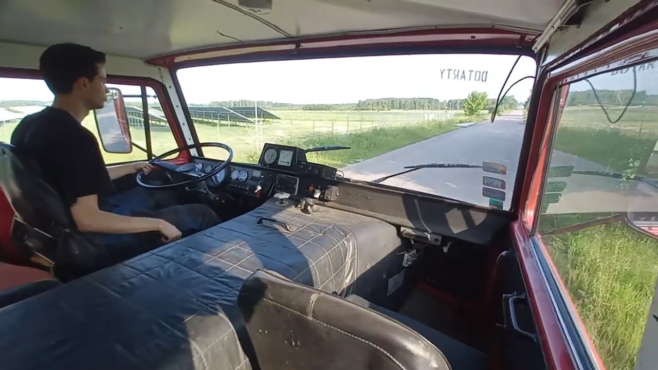 Jazda Jelczem 325 [1991 rok] (docieranie okładzin hamulcowych)