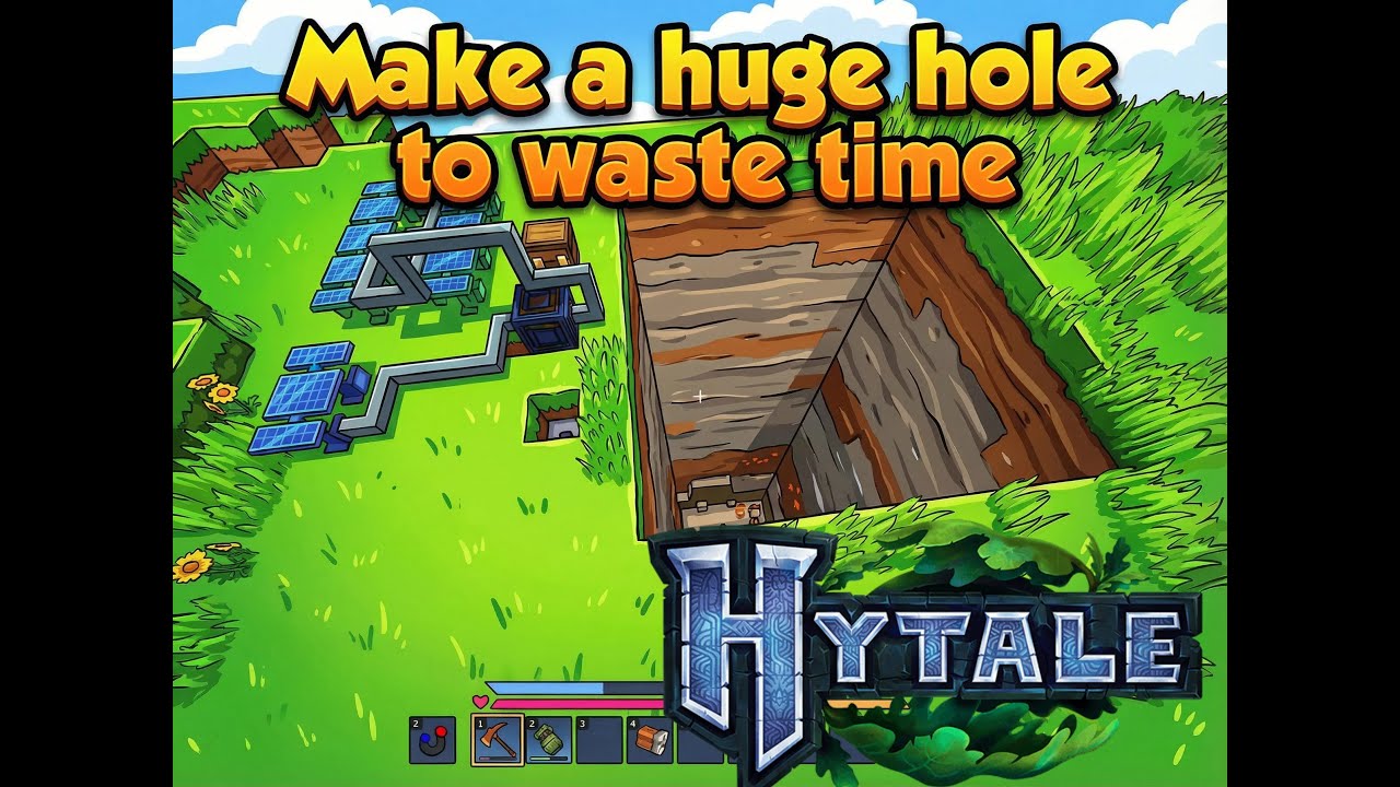 I made a hole in my world so you dont have to, Failed Mining setup