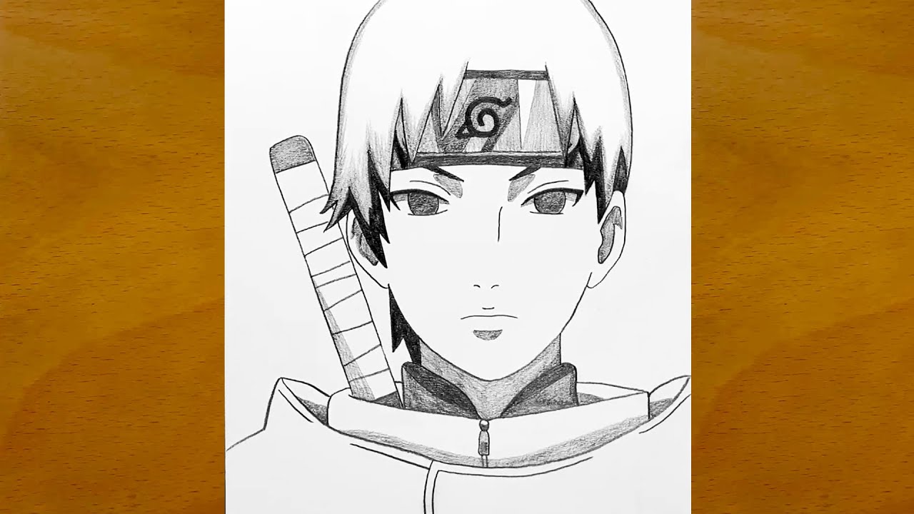 How to Draw Sai Yamanaka || Naruto Pencil Sketch || Step by Step Anime Drawing