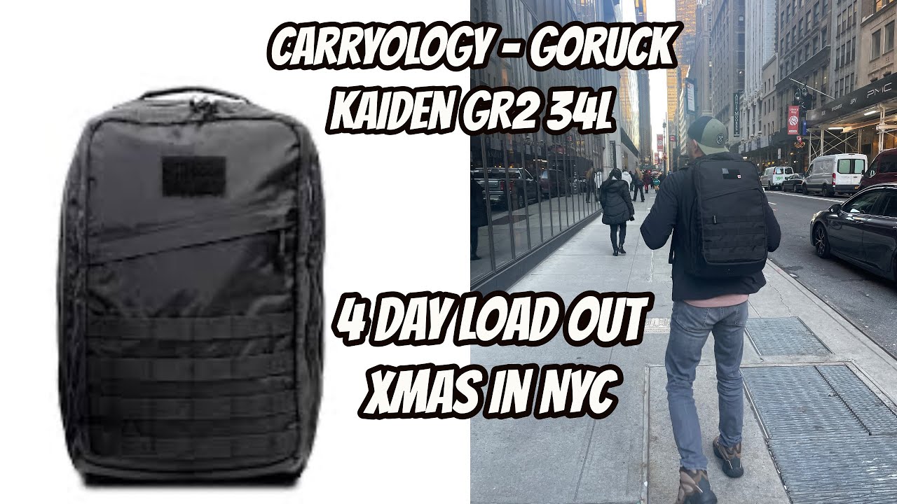 Kaiden GR2 34L - 4 day NYC trip - Perfect One Bag Travel