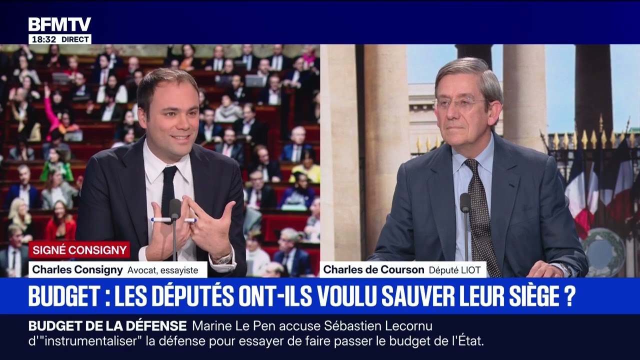 Sign&eacute; Consigny - Replay : Charles de Courson (10/12)