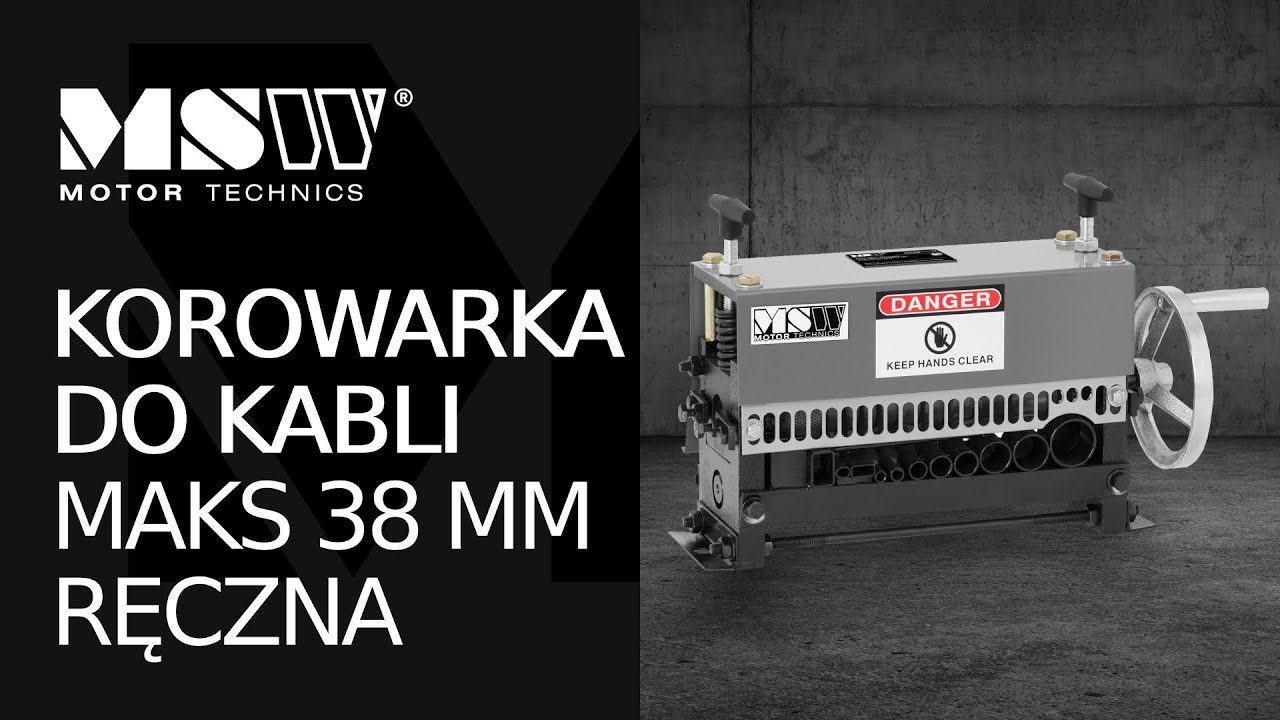 Korowarka do kabli MSW Motor Technics MSW-WS-005 | Prezentacja produktu