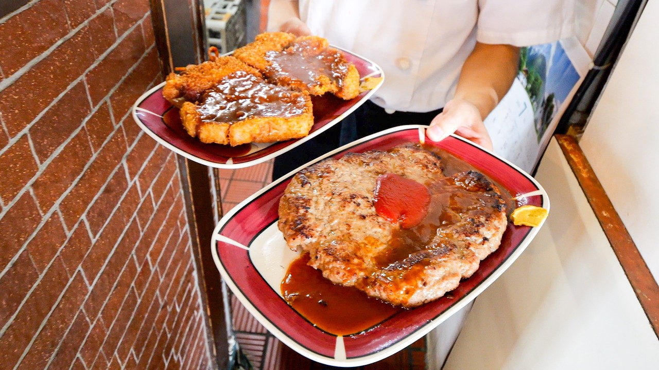 【富山】衝撃のWとんかつ定食！サラリーマン働く男達を支える洋食屋に密着丨Japanese Good Old Diner