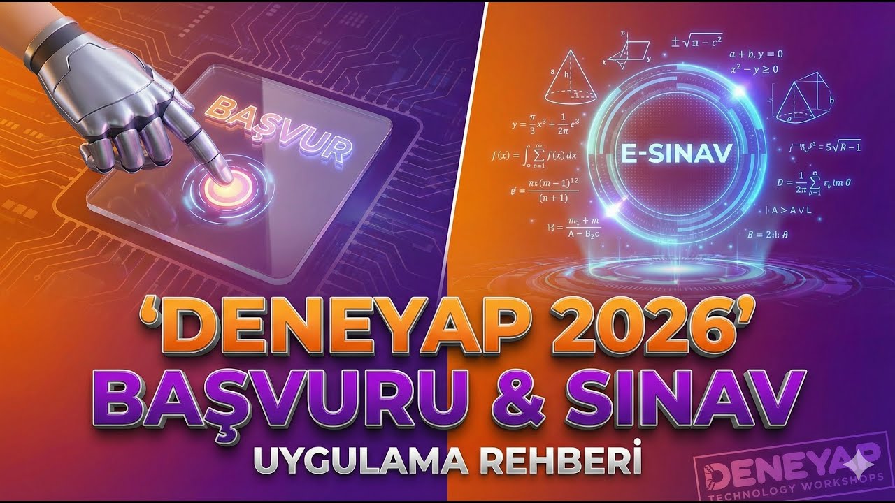 Geleceğin Mühendisleri İçin Deneyap 2026 Kayıt Rehberi! (E-Sınav) Başvuru ve Detayları 🎬 DENEYAP #1
