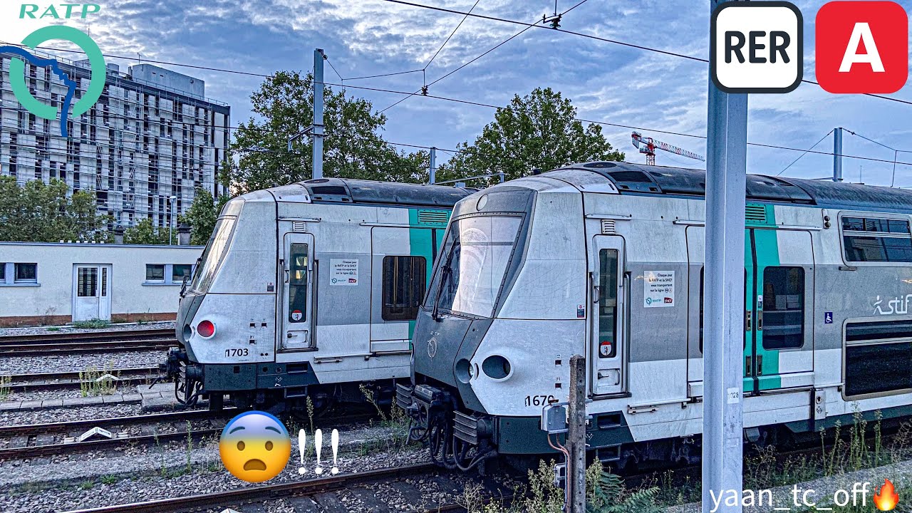 LE RER A EN MODE MERCEDES AMG A45?!!!! 🤨😨 BRUIT TRÈS SUSPECT DANS UN MI09!!!!! 0:27 1:52 2:07 4:06
