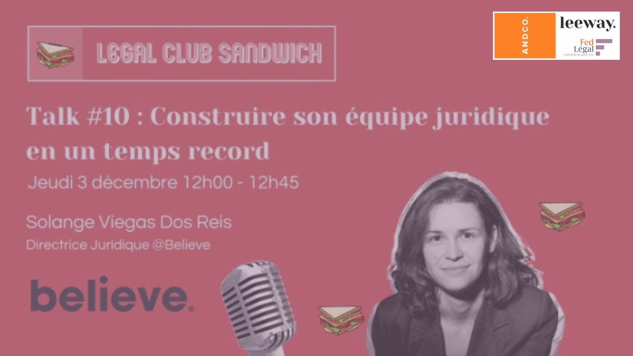 Talk Show#10-Solange Viegas Dos Reis, directrice juridique groupe de Believe
