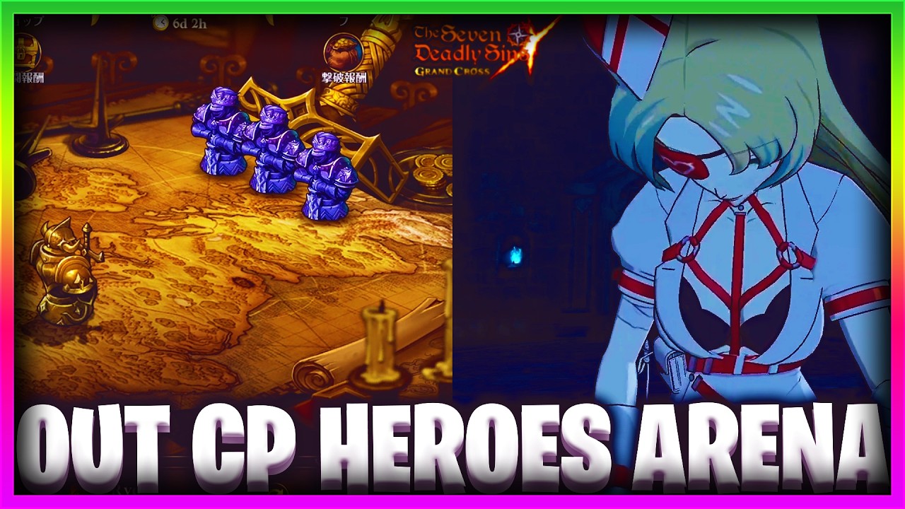 J'OUT CC/CP LE HEROES ARENA DIFFICULTÉ LÉGENDAIRE😂😂😂😂! - 7DS: Grand Cross