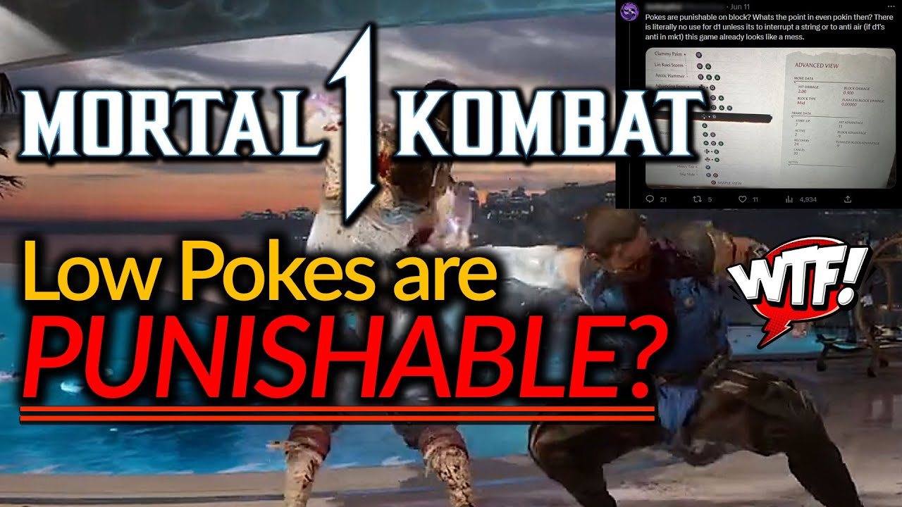 MORTAL KOMBAT 1: The Terrible Tweet about Low Pokes