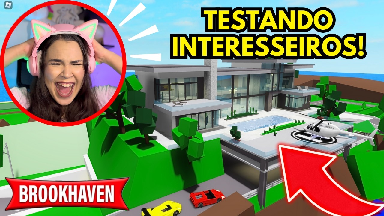 TESTANDO INTERESSEIROS mas ISSO ACONTECEU no BROOKHAVEN!!! - ROBLOX