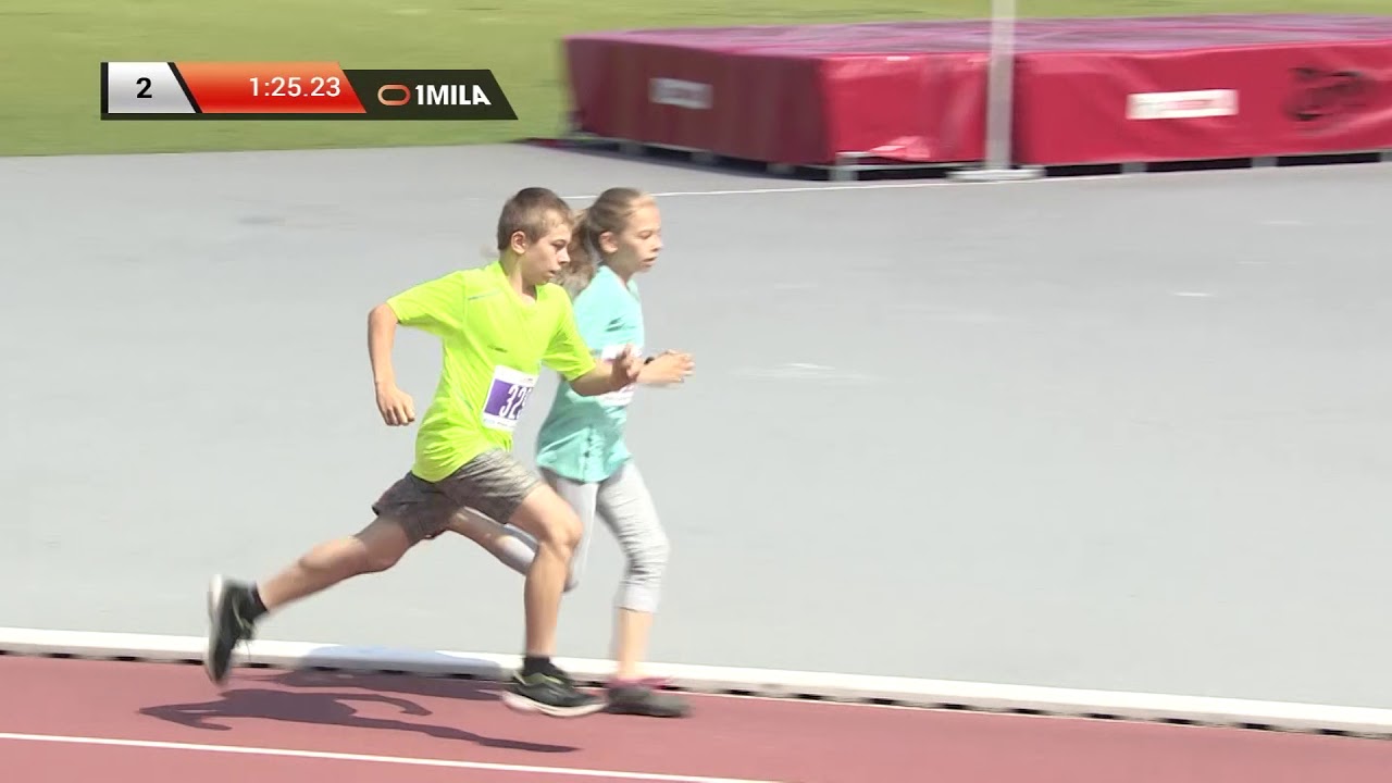 1 Mila: Biegi Dzieci seria 2 - 800 m