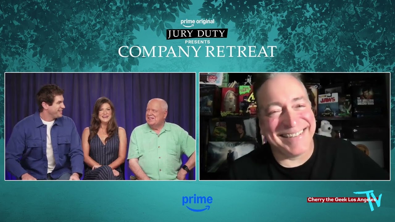 JURY DUTY PRESENTS: COMPANY RETREAT интервью с актерами: Алекс Бонифер, Эмили Пендергаст, Джерри ...