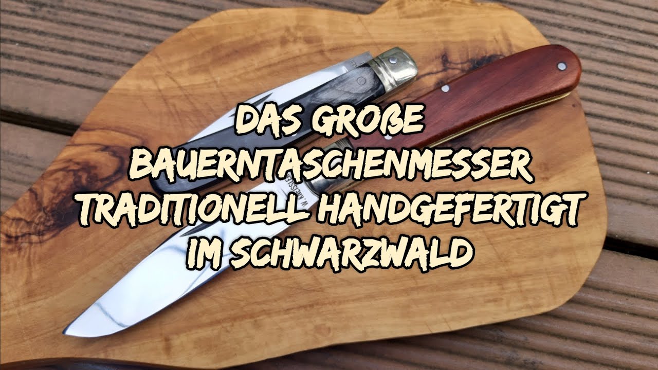 Das große Bauerntaschenmesser der Messerschmiede Kneissler