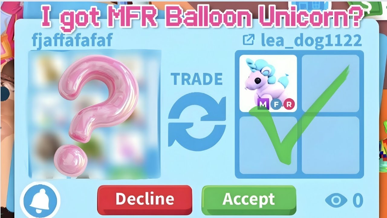😱 How I Got The MFR Balloon Unicorn in Adopt Me! + Upgrading my inventory! (roblox)