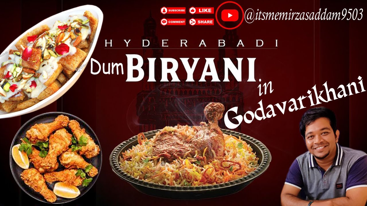 Hyderabadi Chicken Dum Biryani in Godavarikhani  #godavarikhani #foodie #foodlover #vlog #biryani