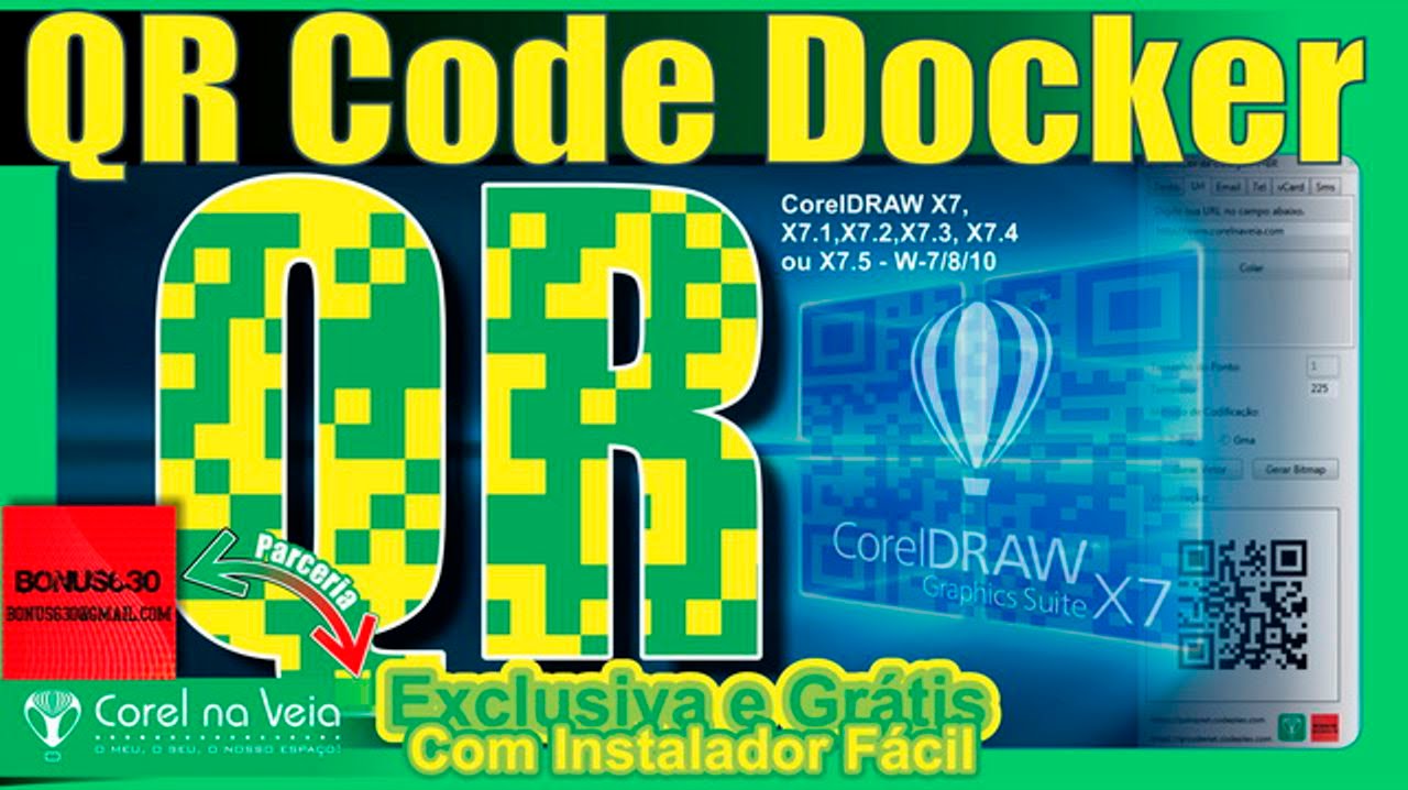 QR Code CorelDRAW X7 Free Corel na Veia