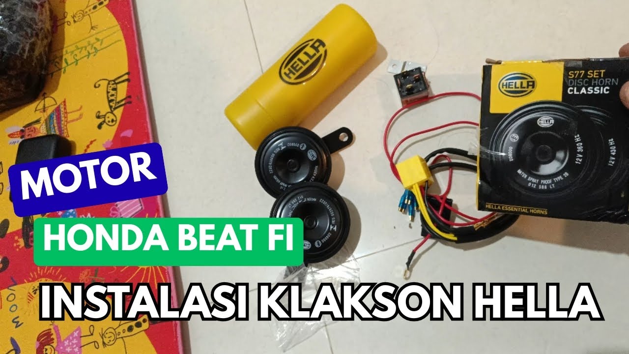 Instalasi Klakson Hella di Motor | #TUTORIAL