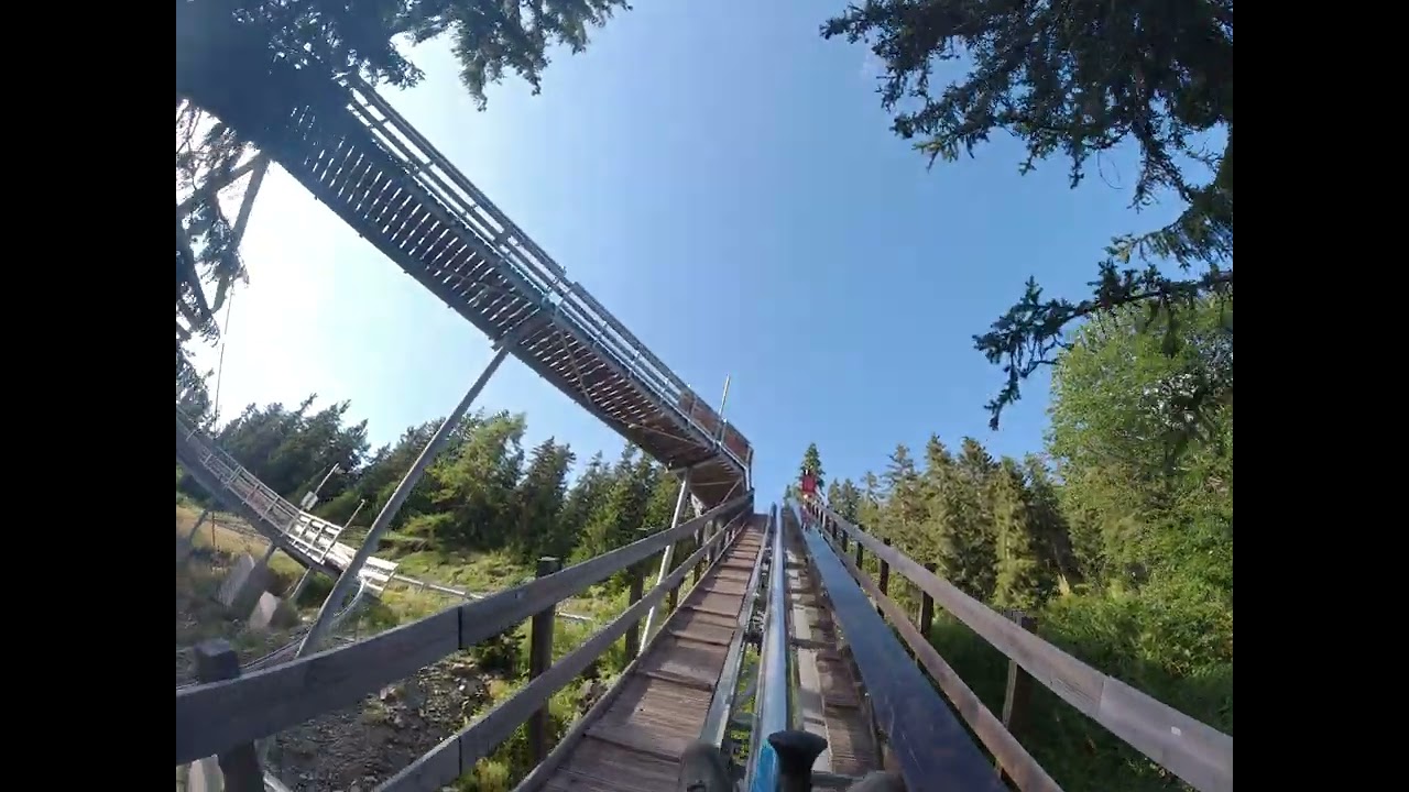 Claire essaie la LUGE D'ÉTÉ X-TREME de LA ROSIÈRE