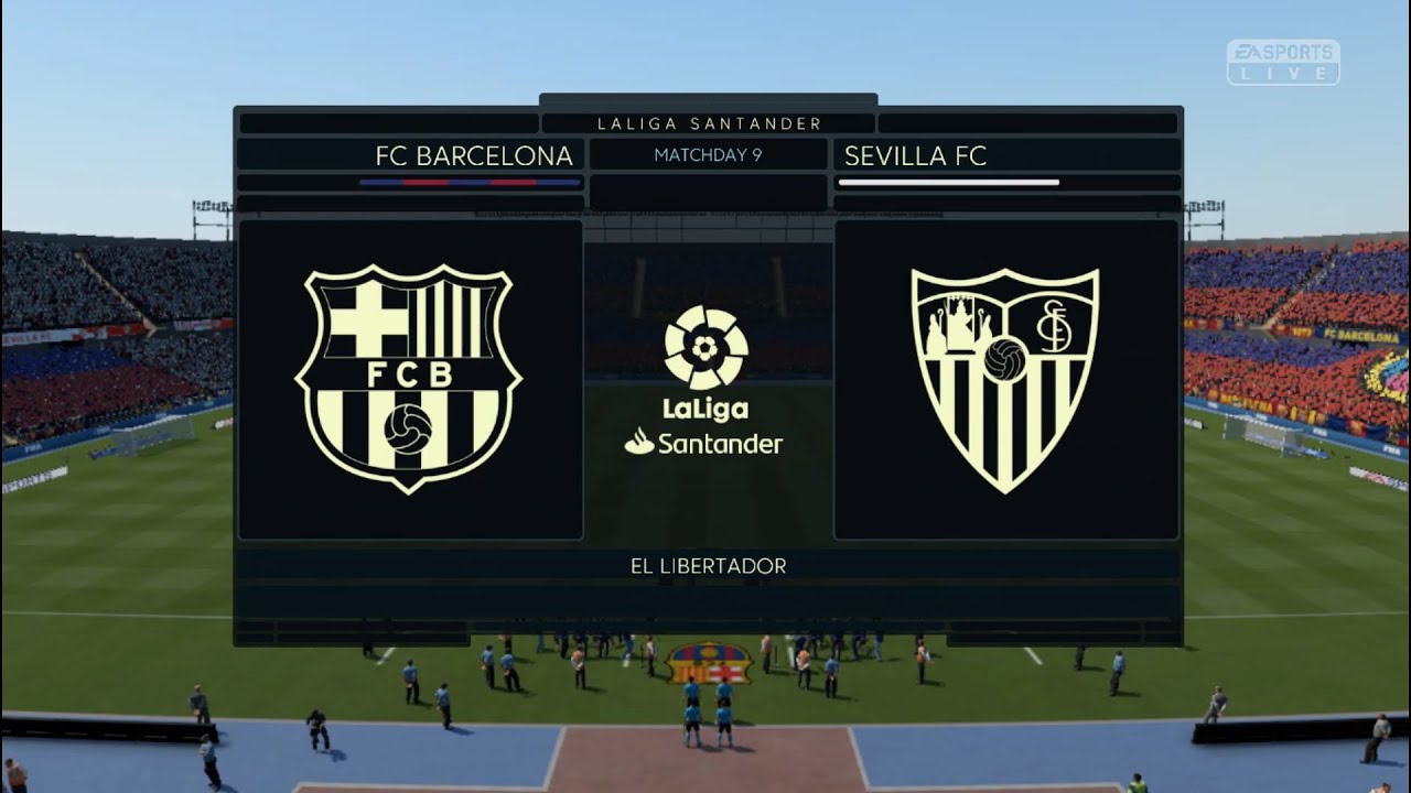 Barcelona vs Sevilla |LaLiga Highlights |FIFA 19 Career Mode