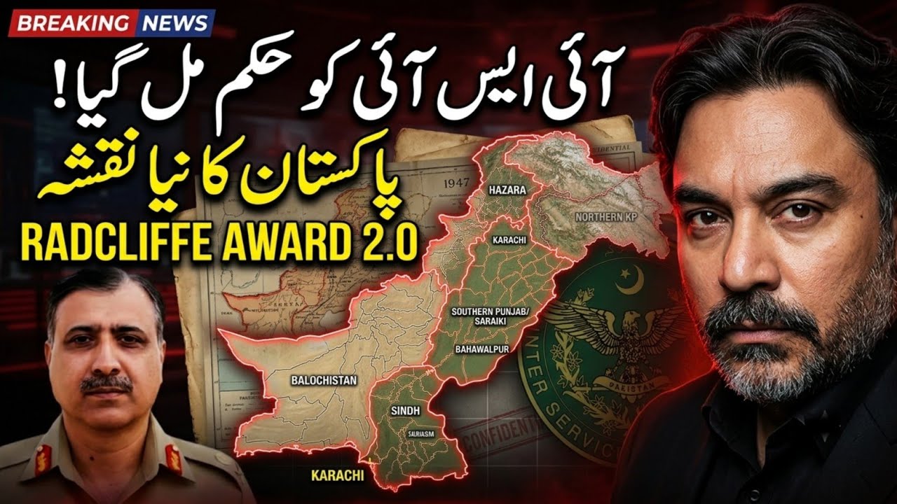 BREAKING: Pakistan&rsquo;s New Map? ISI Tasked to Divide Provinces | &ldquo;Radcliffe 2.0&rdquo;