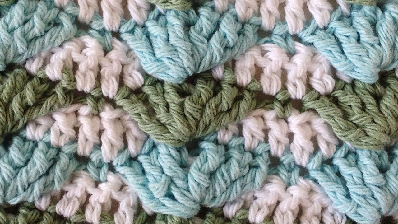 Beachy Waves Free Crochet Pattern - Right Handed