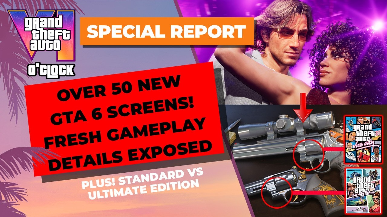 GTA 6 Pre Order special: New Screenshots + Fresh Gameplay details - GTA 6 O'clock special report