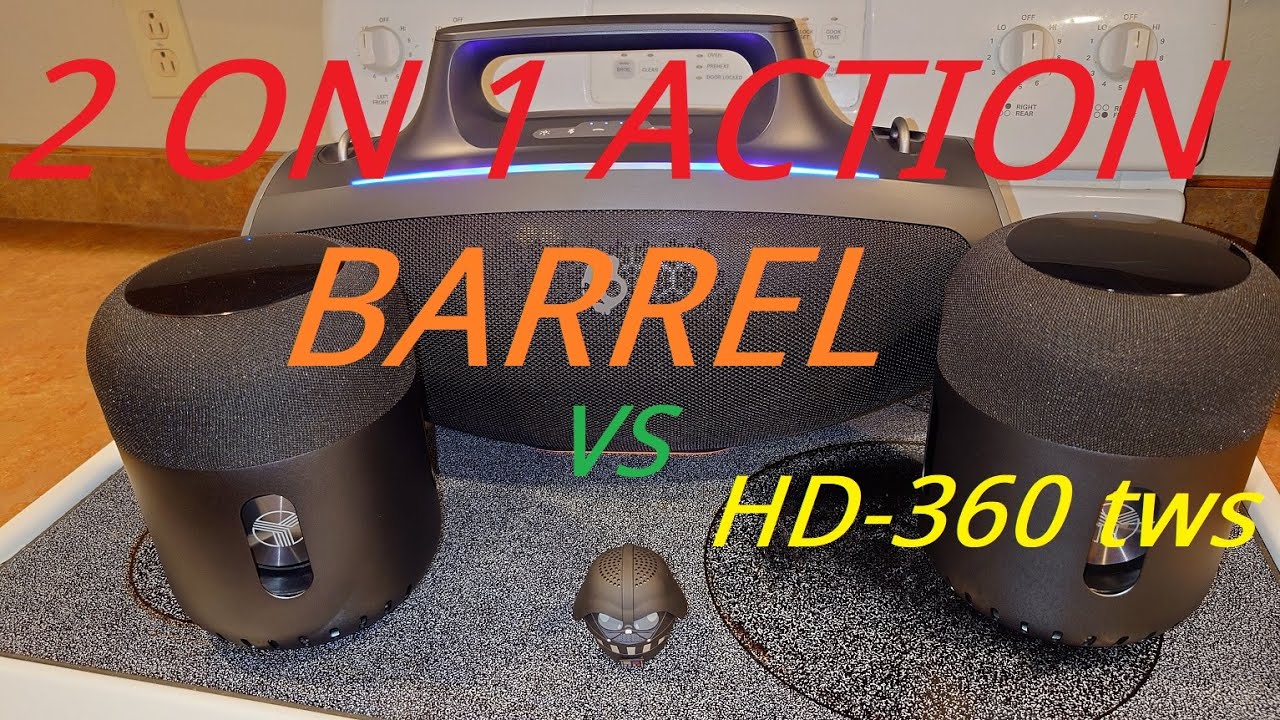 Skullcandy Barrel XT vs Dual TREBLAB HD-360 ⚔️ 2 On 1 Bluetooth Speaker. How to TWS two HD-360's