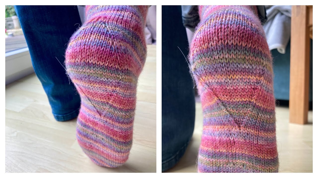 Rautenferse ENGLISH - easy Heel for knitted Socks