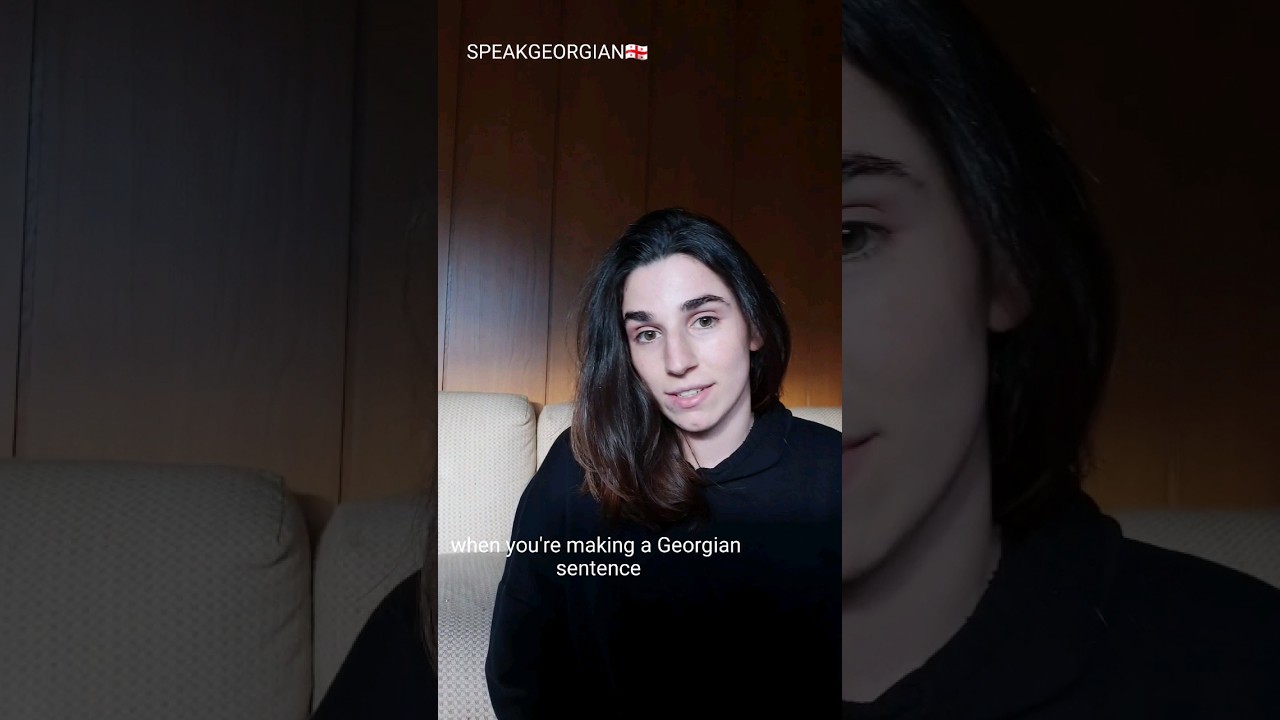 HOW TO CREATE SENTENCES IN GEORGIAN🇬🇪❤️ #georgianlanguage #learngeorgian