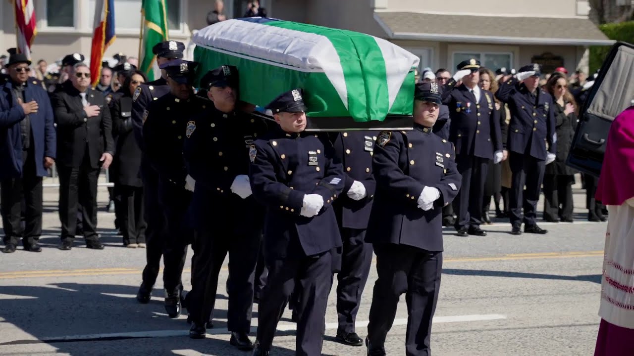 Funeral for Slain NYPD Detective Jonathan Diller (Short Version)