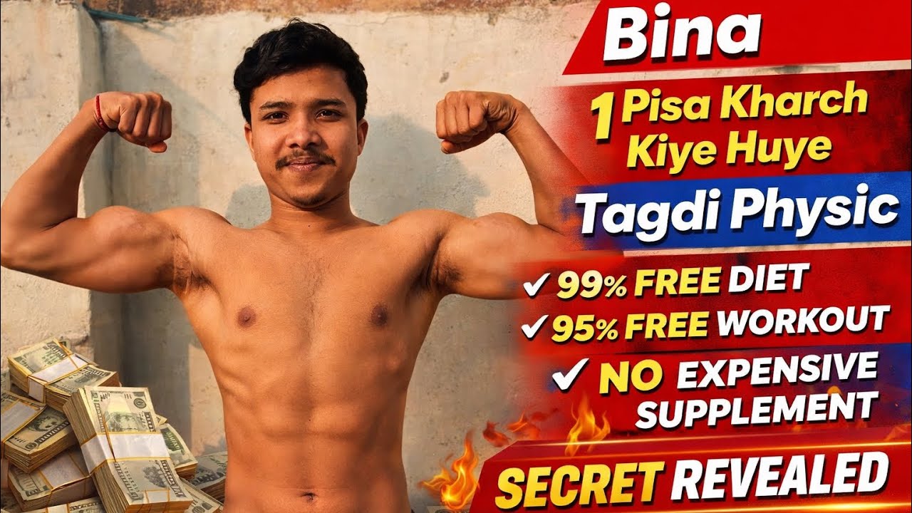 Cheapest way to Build Muscle FAST - बिना पैसे के भी तगड़ी बॉडी  कैसे बनाएं!