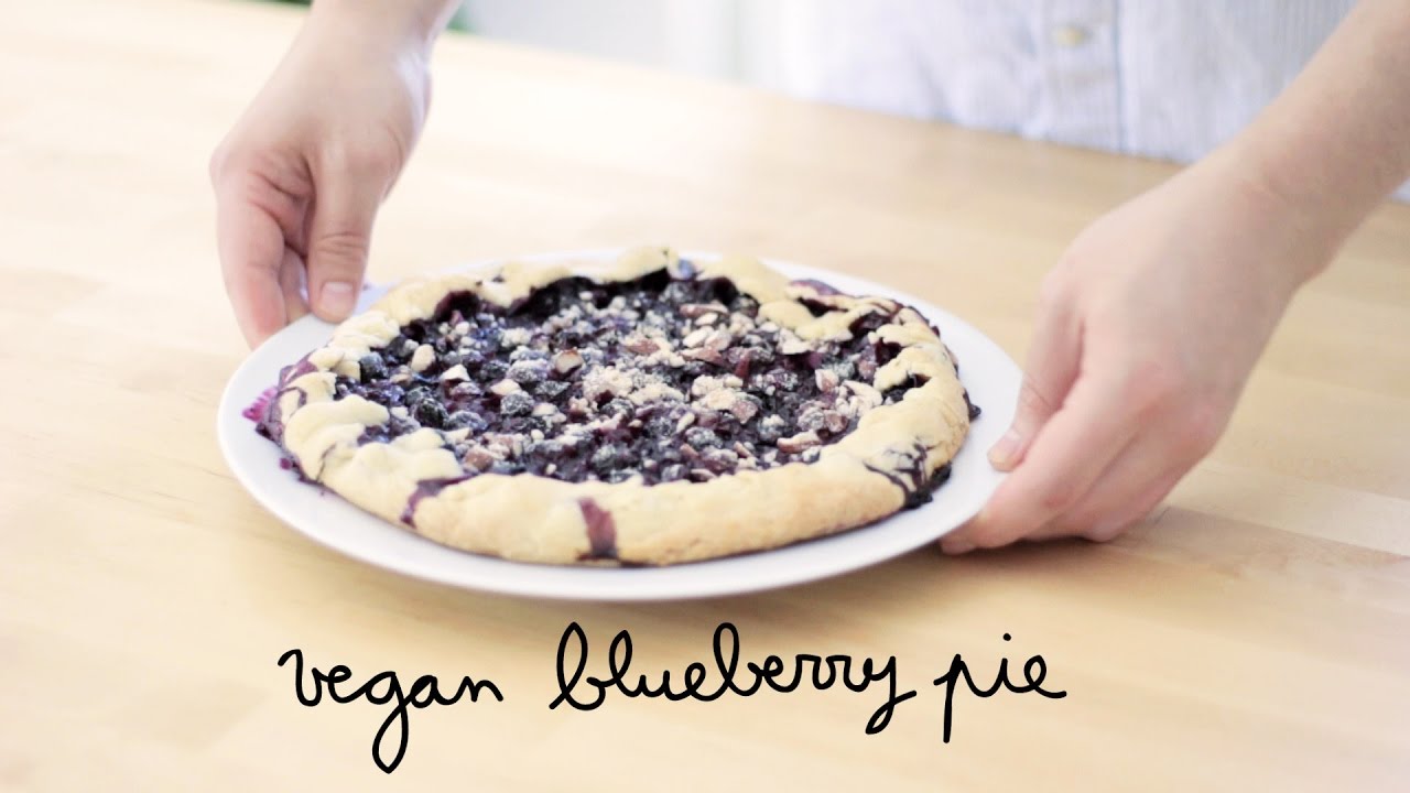 Vegan Blueberry Pie | Tarta de arándanos vegana