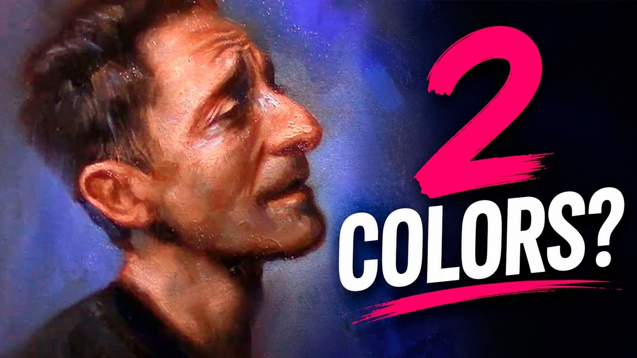 Painting Realistic Skin with Just Two Colors: A Limited Palette Portrait Tutorial