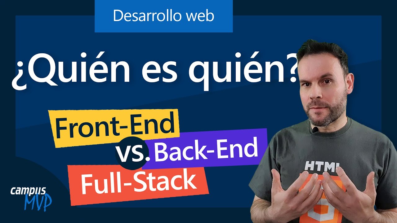 Qué es un desarrollador web: front-end, back-end y full-stack ¿Quién es quién?