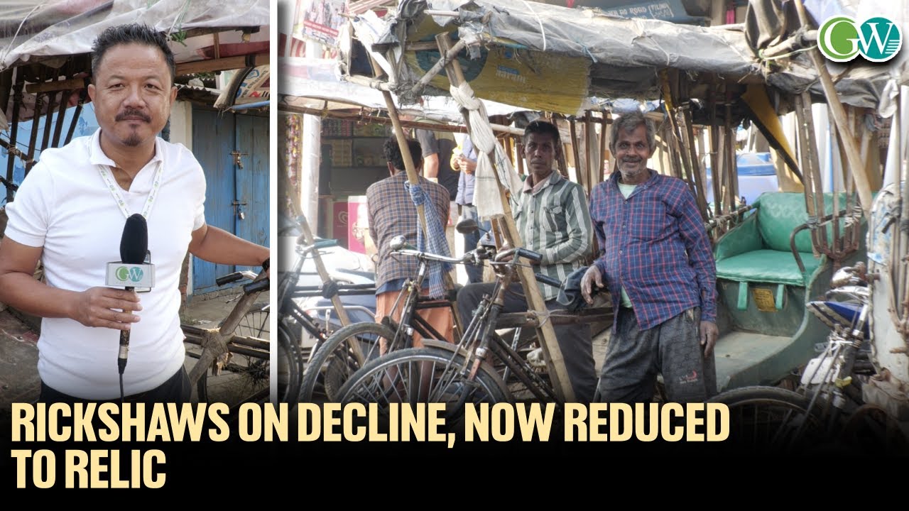 ONCE A POPULAR MODE OF TRANSPORT, RICKSHAWS NOW FACES STEADY DECLINE