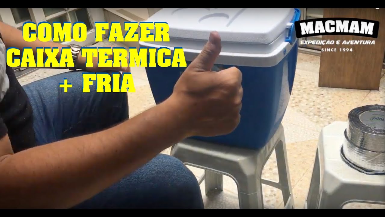 Como fazer uma caixa termica mais fria.