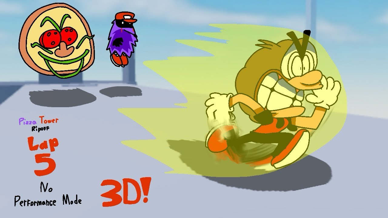 Pizza Tower Ripoff Lap 5 on Roblox but Antario tries to distract you from watching