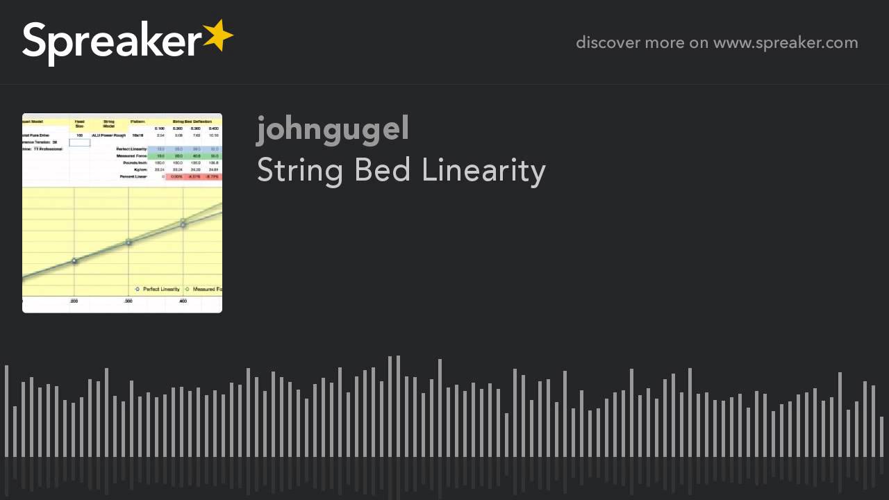 String Bed Linearity (made with Spreaker)