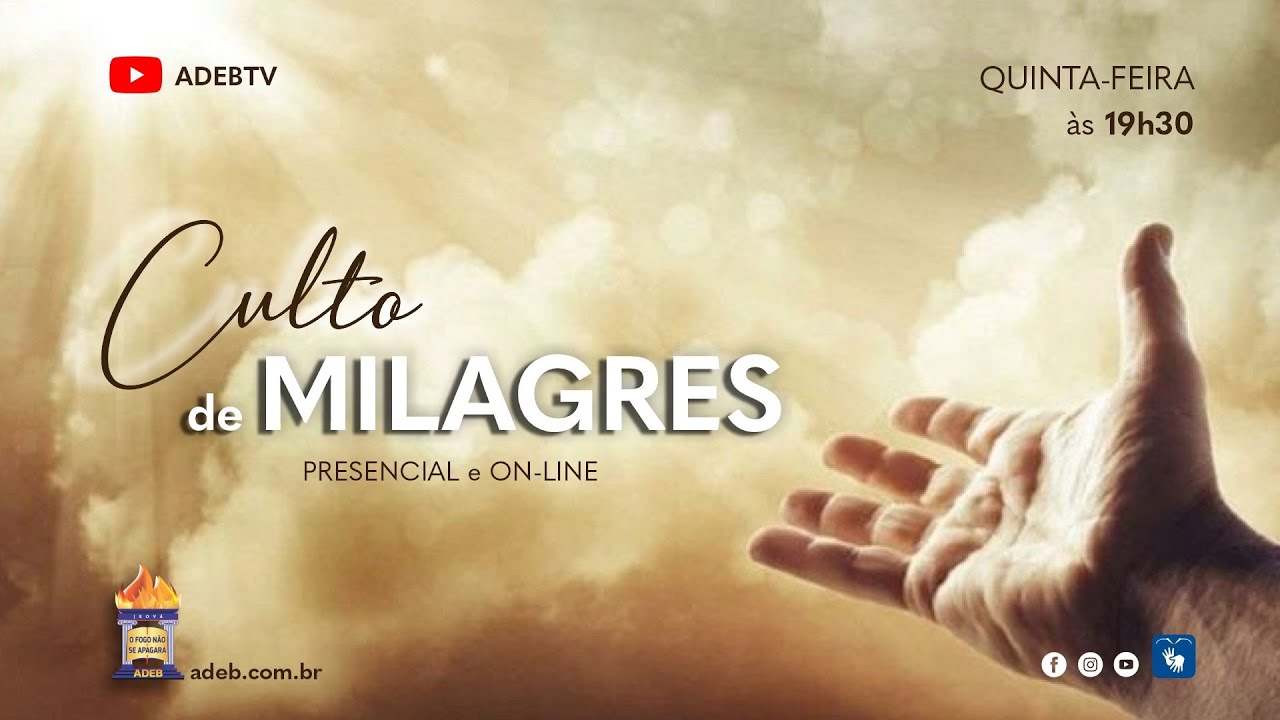 Culto de Milagres  -  23/02/2026